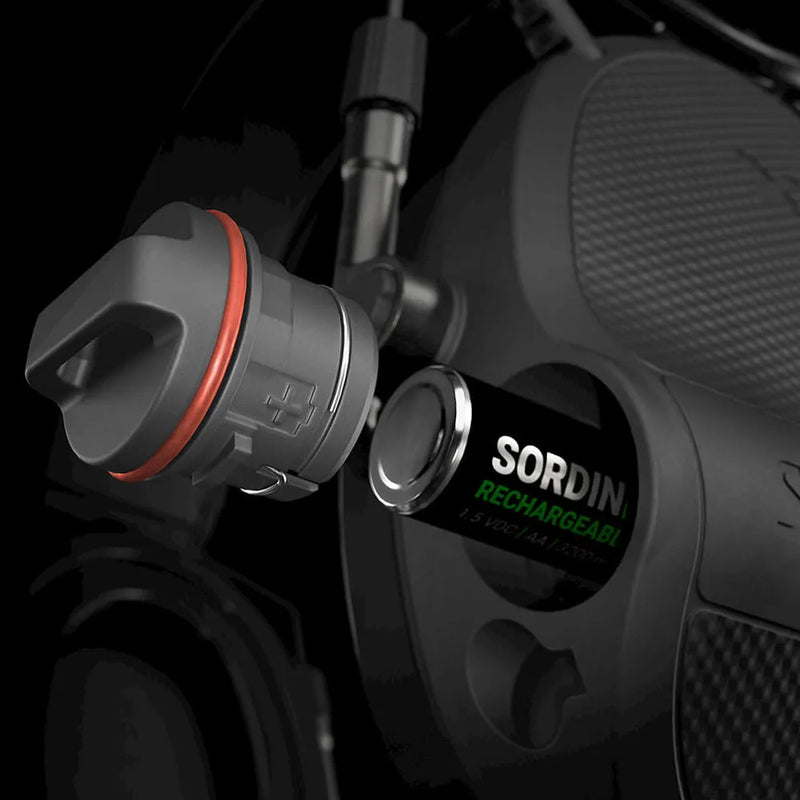 Sordin Supreme X2 Kapsel-Gehörschutz aktiv mit Lederband