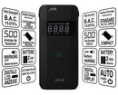 Alkomat ACE A mit elektrochemischem Sensor und LCD Display + 25 Mundstücke
