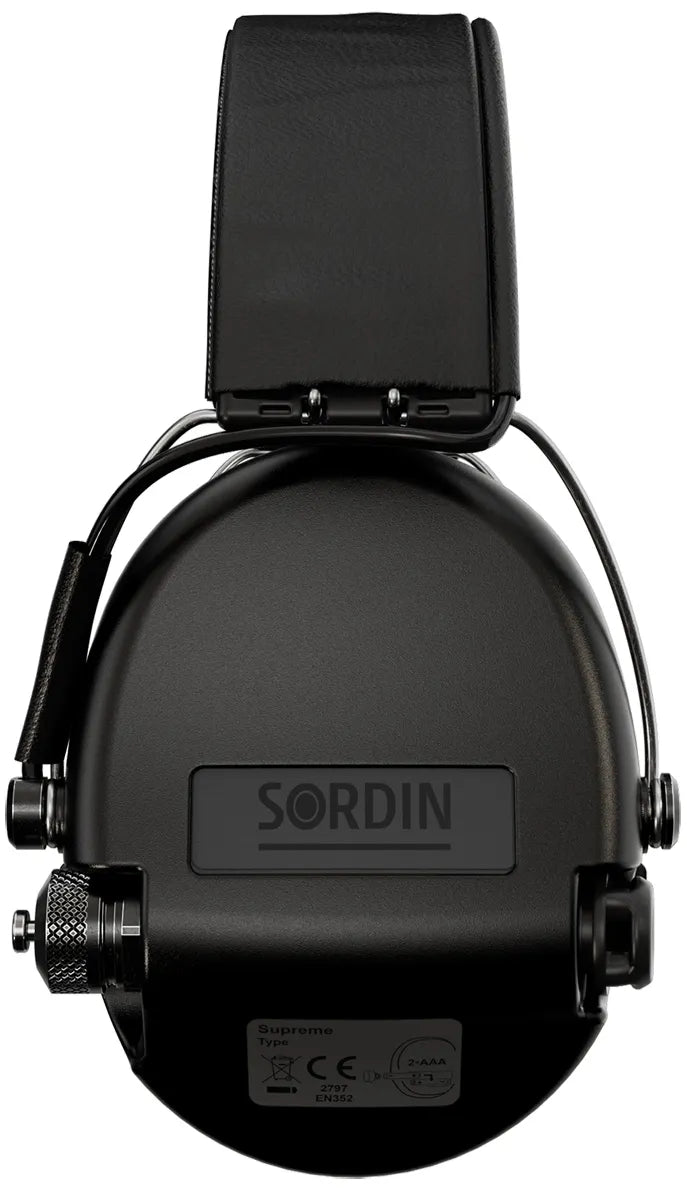 Sordin Supreme Pro Aktiver Kapsel-Gehörschutz - Elektronischer Gehörschützer für Jagd & Schießsport- EN 352 - SNR: 25 dB